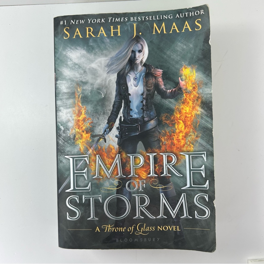 Empire of Storms Paperback by Sarah J. Maas Throne of Glass